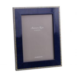 Addison Ross Ltd MARQUETRY PICTURE FRAME: Blue Wood Veneer Frames