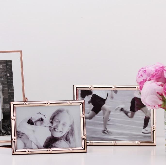 Addison Ross Ltd Bamboo Rose Gold Photo Frame