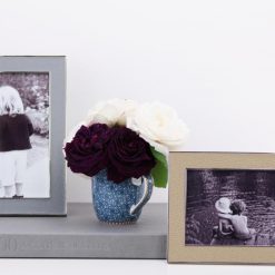 Addison Ross Ltd Grey Shagreen Silver Alarm Clock Clocks