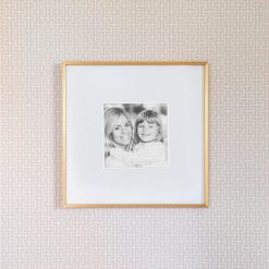 Addison Ross Ltd Wall Hangings Single Aperture Brushed Gold Wall Hanging Frame