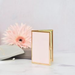 Addison Ross Ltd Frames Pastel Pink & Gold Travel Frame