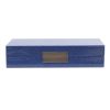Addison Ross Ltd Blue Shagreen Box With Silver Boxes
