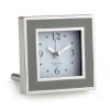 Addison Ross Ltd Clocks Taupe Enamel Square Alarm Clock