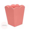 Addison Ross Ltd UK Coral Pink Lacquered Scallop Bin – Limited Edition Homeware