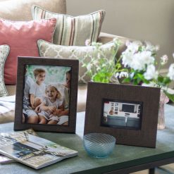 Addison Ross Ltd Faux Croc Wide Brown Frame Frames