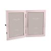 Addison Ross Ltd Pink Enamel & Silver Double Frame Frames