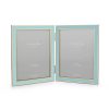 Addison Ross Ltd Powder Blue Enamel & Gold Double Frame