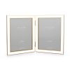 Addison Ross Ltd White Enamel & Gold Double Frame Frames