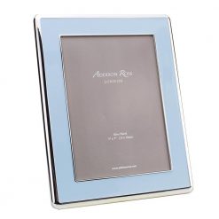 Addison Ross Ltd Frames Wide, Curved Enamel Frame: Powder Blue & Silver