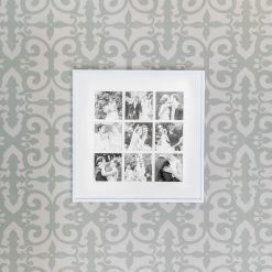 Addison Ross Ltd Nine Aperture White Wall Hanging Frame Wall Hangings