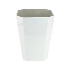 Addison Ross Ltd UK Octagonal Lacquer Bin – White