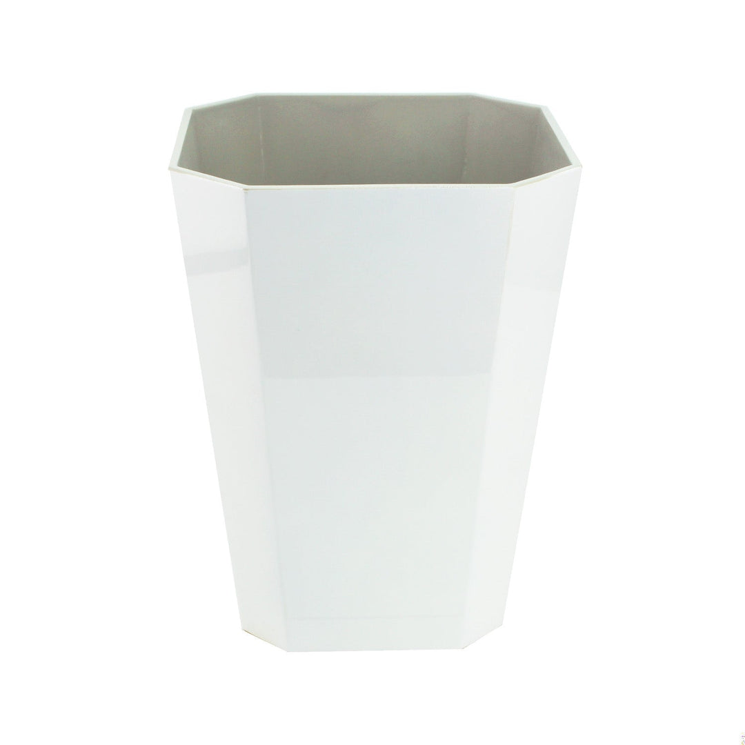 Addison Ross Ltd UK Octagonal Lacquer Bin β White