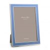 Addison Ross Ltd Silver Trim, Periwinkle Blue Enamel Picture Frame Frames