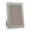 Addison Ross Ltd Silver Trim, Sage Green Enamel Picture Frame