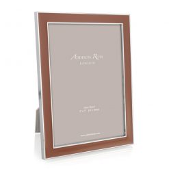 Addison Ross Ltd Silver Trim, Terracotta Enamel Picture Frame Frames