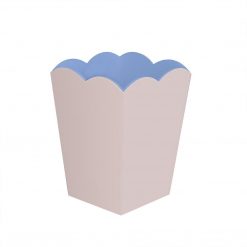 Addison Ross Ltd UK Scalloped Lacquer Bin β Pink & Blue Homeware