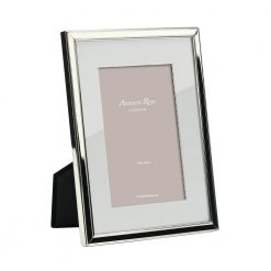 Addison Ross Ltd Frames Silver Plated Photo Frame, White Mount