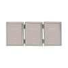 Addison Ross Ltd Frames Fine Edged Silver Triple Photo Frame