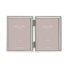 Addison Ross Ltd Frames Fine Edged Silver Double Photo Frame