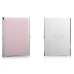 Addison Ross Ltd Pink & Silver Plate Travel Frame Frames